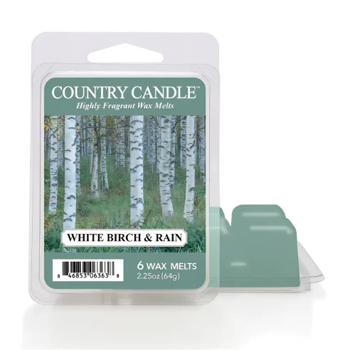 White Birch & Rain - Wax Melts Pack 6 Uds.