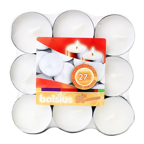 Pack de 27 Tealights sin Aroma